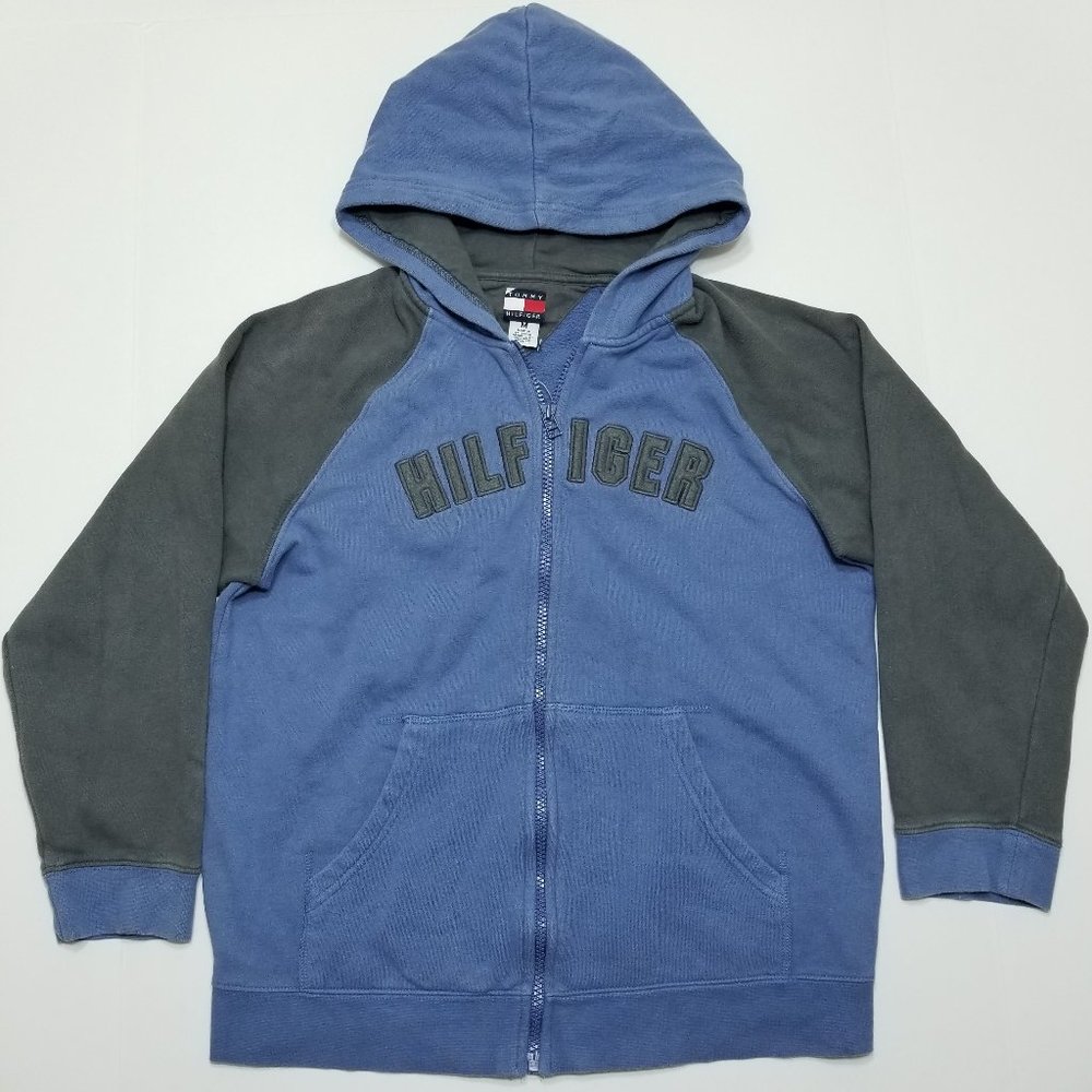 Tommy Hilfiger Jacket - Vintage - Medium - Blue Gr